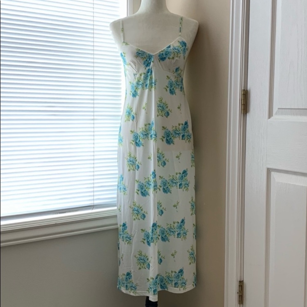 NWOT Zimmermann Breeze Shirred Silk-Georgette Dress - Picture 6 of 8